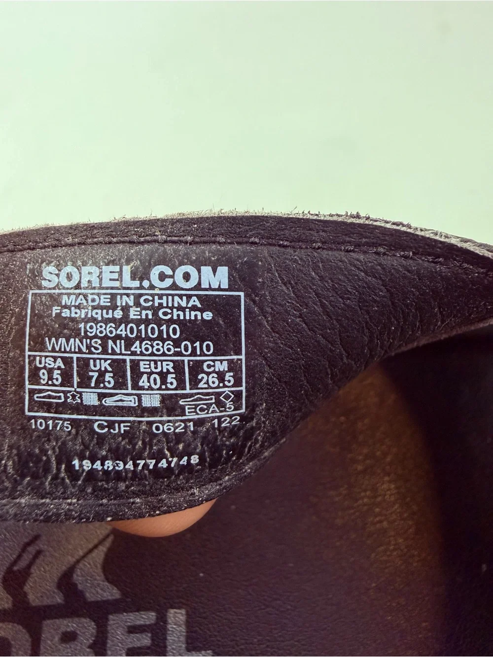 Sorel slingback platform